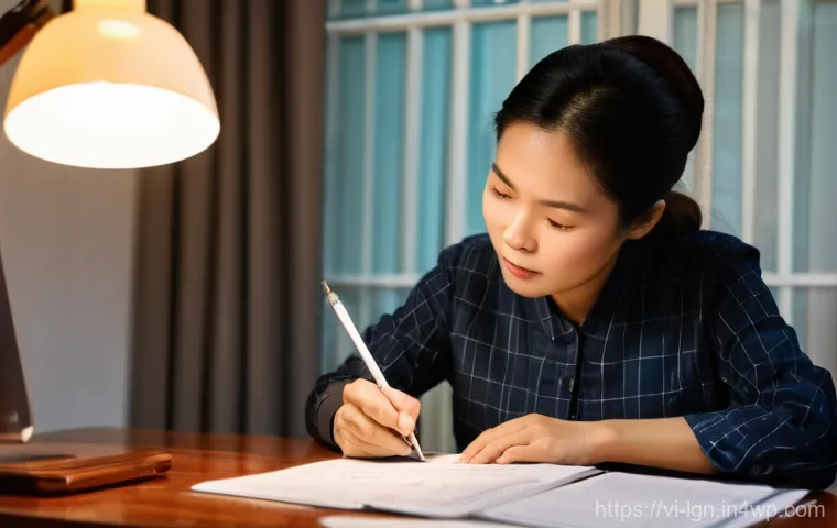 에너지 관련 데이터 분석 기법 - **Prompt:** A diligent Vietnamese woman in her late 30s, with a focused and determined expression, s...